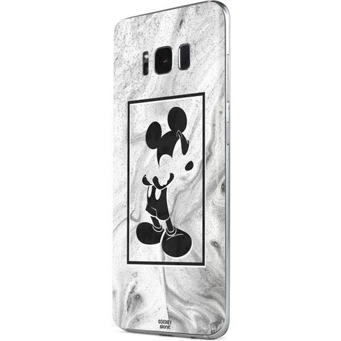 Disney Mickey Mouse Shape on Marble Galaxy S8 Plus Skin